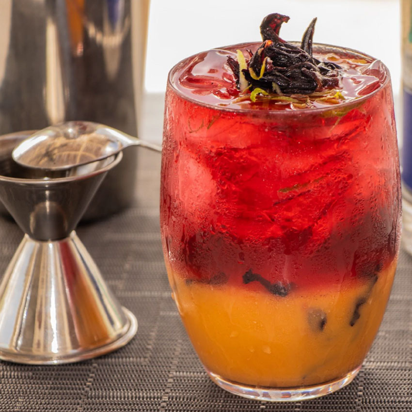 Mango & Hibiscus Mojito